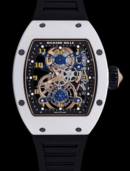 Replica Richard Mille RM 17-02 Manual Winding Tourbillon TZP White Ceramic Watch